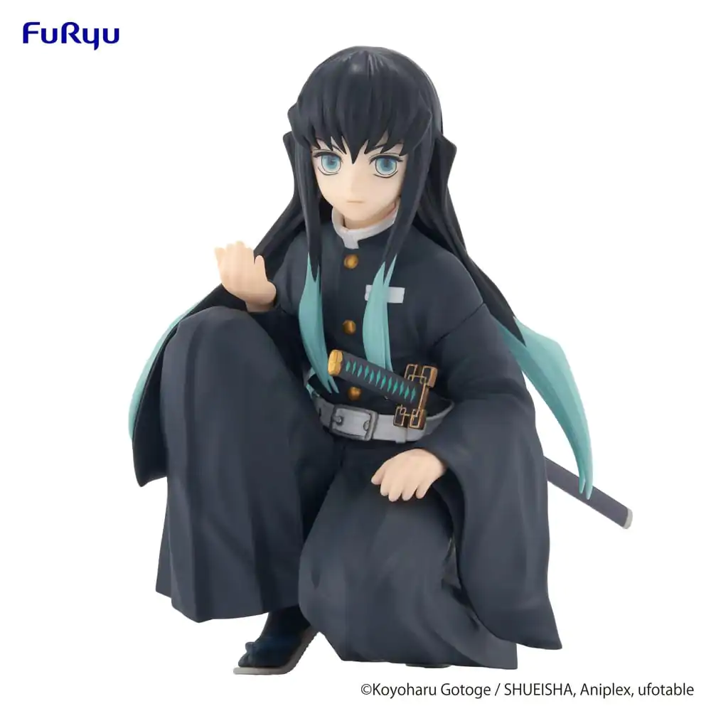 Demon Slayer: Kimetsu no Yaiba Noodle Stopper Tokito Muichiro PVC szobor figura 9 cm termékfotó