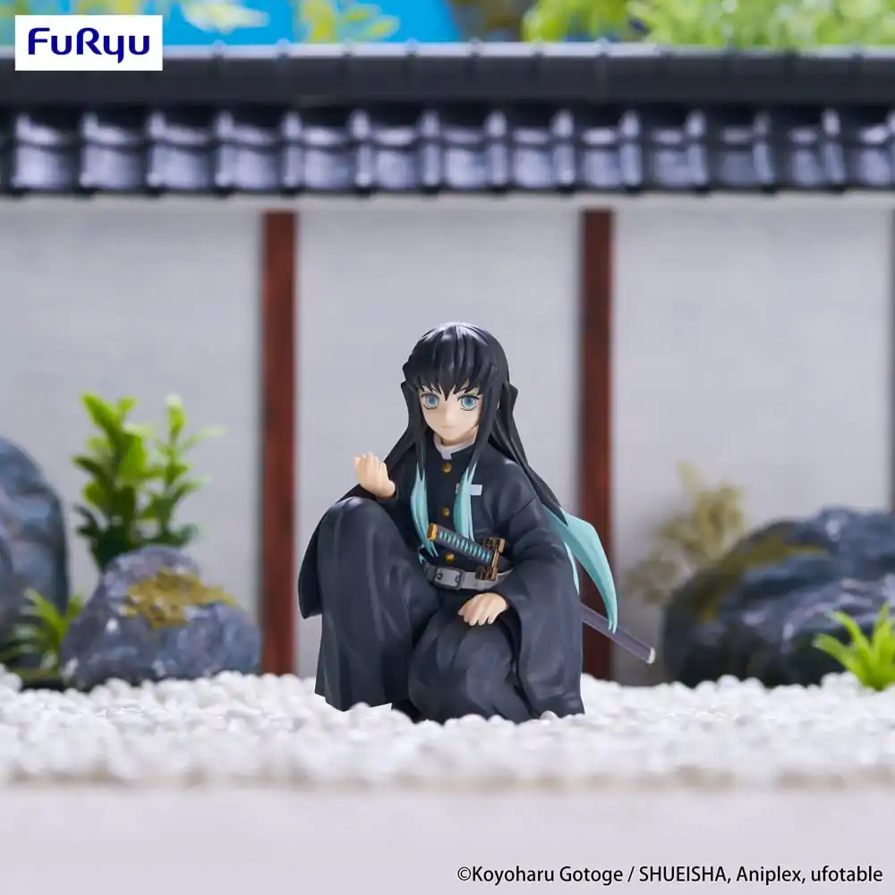 Demon Slayer: Kimetsu no Yaiba Noodle Stopper Tokito Muichiro PVC szobor figura 9 cm termékfotó