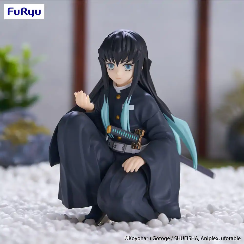 Demon Slayer: Kimetsu no Yaiba Noodle Stopper Tokito Muichiro PVC szobor figura 9 cm termékfotó