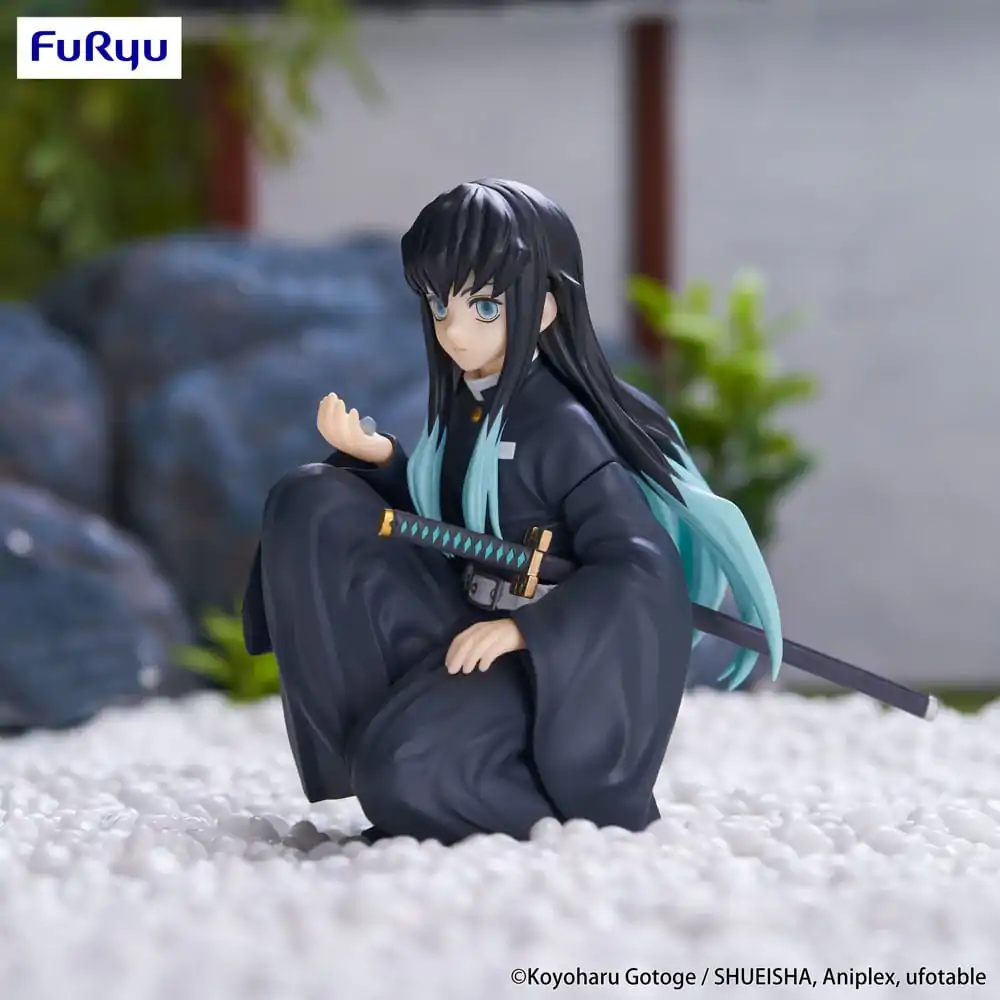Demon Slayer: Kimetsu no Yaiba Noodle Stopper Tokito Muichiro PVC szobor figura 9 cm termékfotó