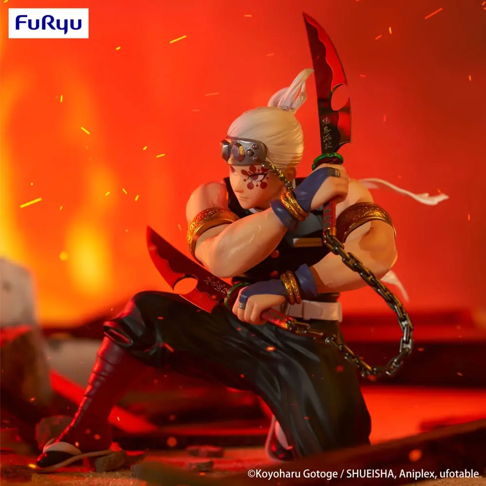 Demon Slayer: Kimetsu no Yaiba Noodle Stopper Uzui Tengen PVC szobor figura 15 cm termékfotó