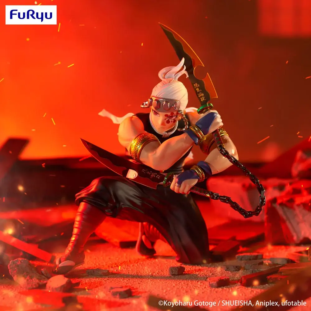 Demon Slayer: Kimetsu no Yaiba Noodle Stopper Uzui Tengen PVC szobor figura 15 cm termékfotó