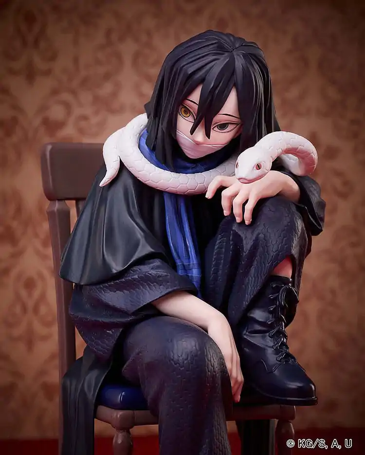 Demon Slayer: Kimetsu no Yaiba Obanai Iguro szobor figura 15 cm termékfotó