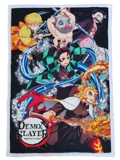 Demon Slayer: Kimetsu no Yaiba pléd takaró 100 x 150 cm termékfotó