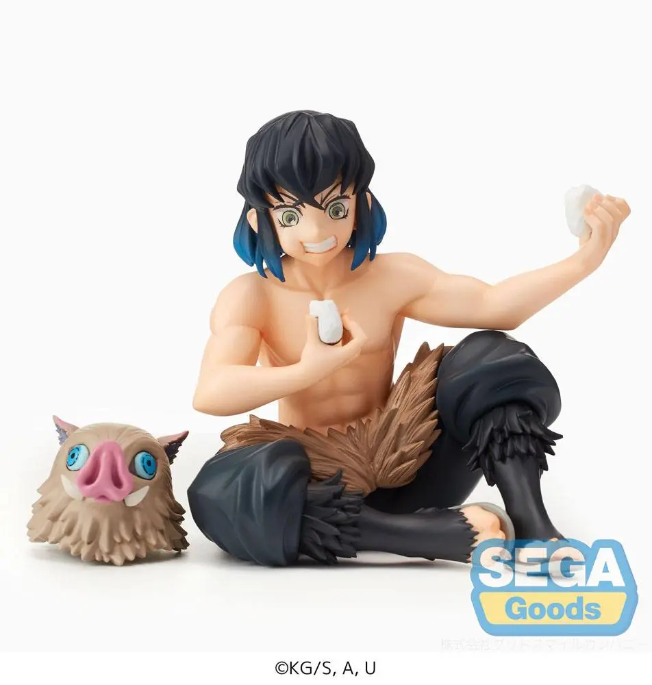 Demon Slayer: Kimetsu no Yaiba PM Perching Inosuke Hashibira PVC szobor figura 9 cm termékfotó