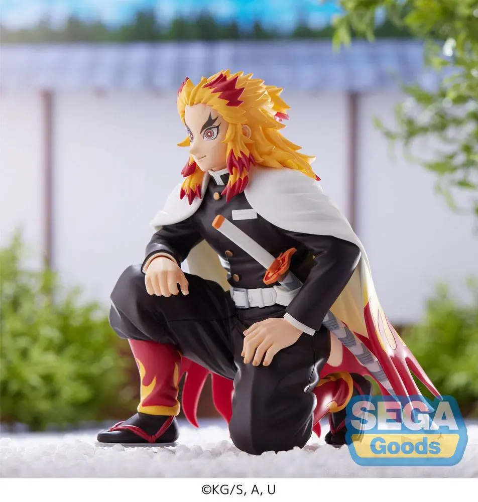 Demon Slayer: Kimetsu no Yaiba PM Perching Kyojuro Rengoku (Hashira Meeting) PVC szobor figura 12 cm termékfotó