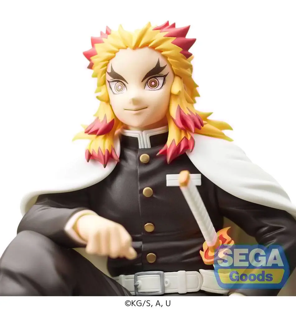 Demon Slayer: Kimetsu no Yaiba PM Perching Kyojuro Rengoku (Hashira Meeting) PVC szobor figura 12 cm termékfotó