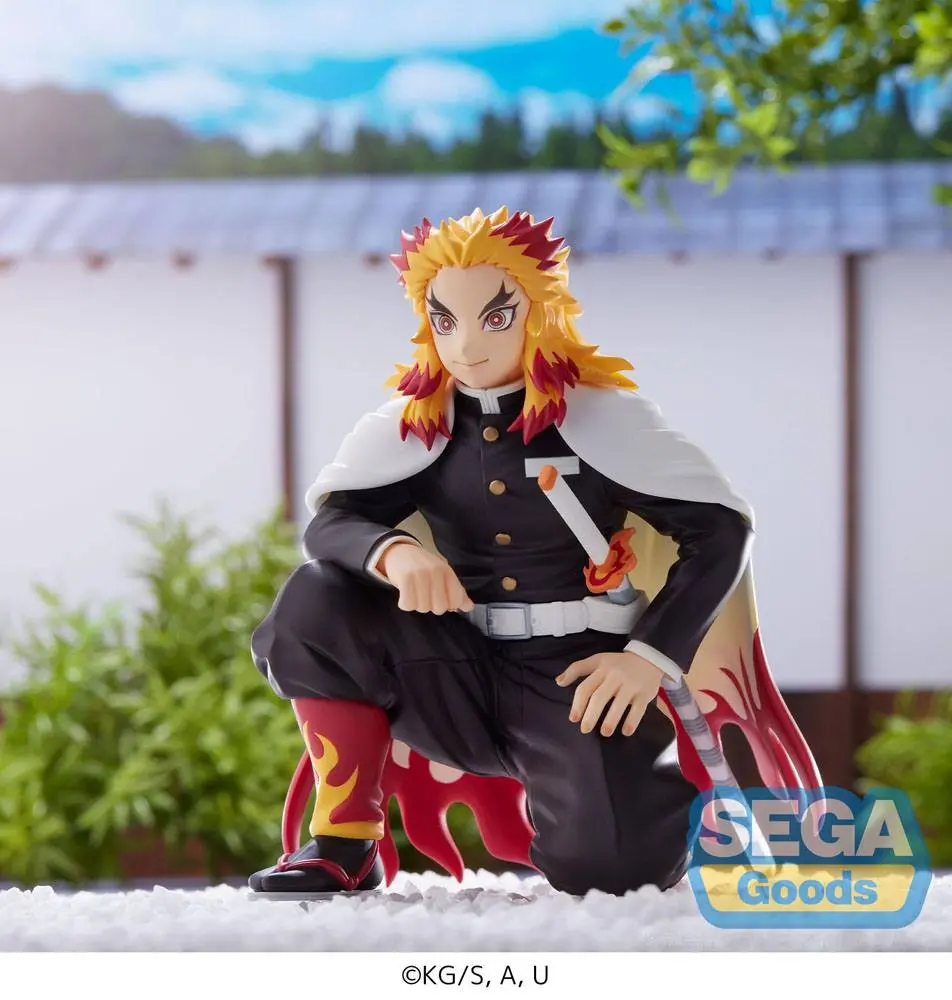 Demon Slayer: Kimetsu no Yaiba PM Perching Kyojuro Rengoku (Hashira Meeting) PVC szobor figura 12 cm termékfotó