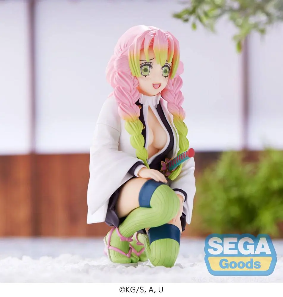 Demon Slayer: Kimetsu no Yaiba PM Perching Mitsuri Kanroji Hashira Meeting PVC szobor figura 11 cm termékfotó