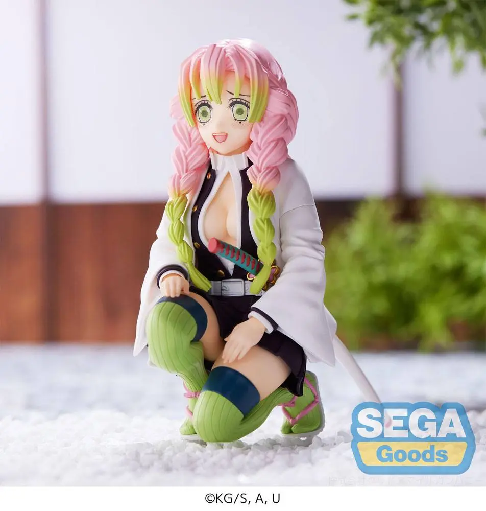 Demon Slayer: Kimetsu no Yaiba PM Perching Mitsuri Kanroji Hashira Meeting PVC szobor figura 11 cm termékfotó
