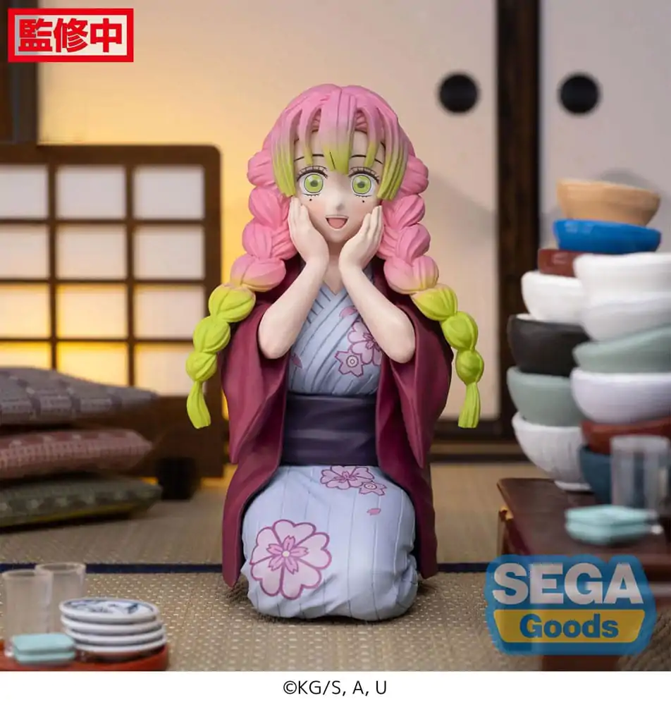 Demon Slayer: Kimetsu no Yaiba PM Perching Mitsuri Kanroji Swordsmith Village Arc PVC szobor figura 10 cm termékfotó