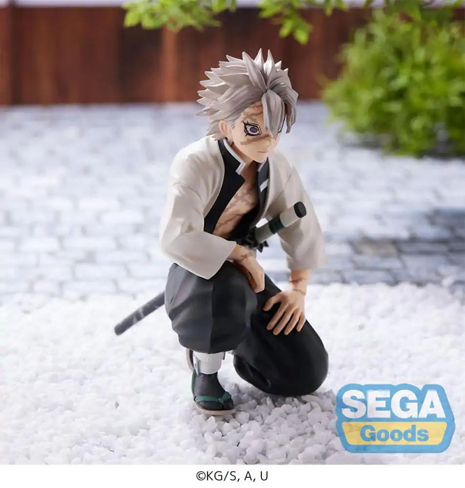 Demon Slayer: Kimetsu no Yaiba PM Perching Sanemi Shinazugawa (Hashira Meeting) PVC szobor figura 11 cm (re-run) termékfotó