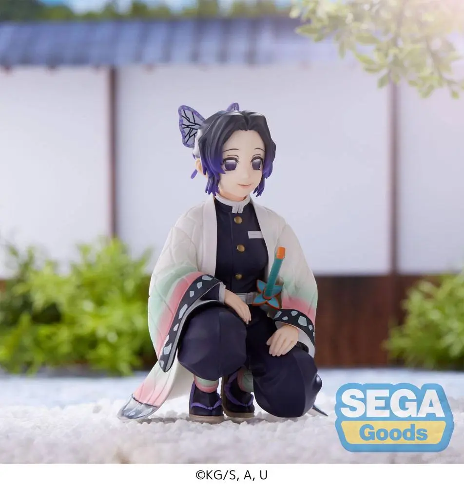 Demon Slayer: Kimetsu no Yaiba PM Perching Shinobu Kocho (Hashira Meeting) PVC szobor figura 10 cm termékfotó