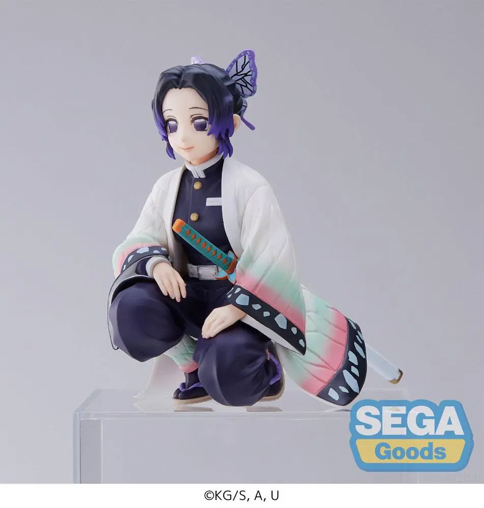 Demon Slayer: Kimetsu no Yaiba PM Perching Shinobu Kocho (Hashira Meeting) PVC szobor figura 10 cm termékfotó