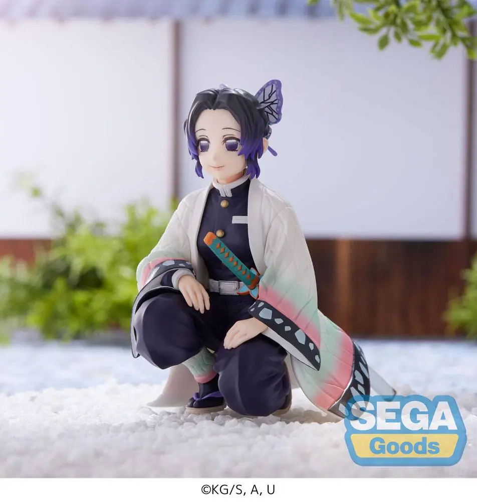 Demon Slayer: Kimetsu no Yaiba PM Perching Shinobu Kocho (Hashira Meeting) PVC szobor figura 10 cm termékfotó