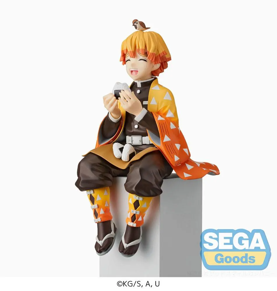 Demon Slayer: Kimetsu no Yaiba PM Perching Zenitsu Agatsuma PVC szobor figura 13 cm termékfotó