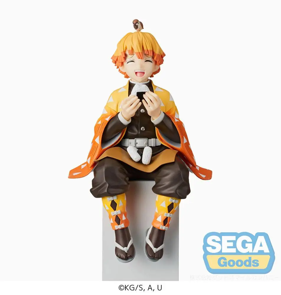 Demon Slayer: Kimetsu no Yaiba PM Perching Zenitsu Agatsuma PVC szobor figura 13 cm termékfotó