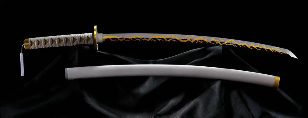 Demon Slayer: Kimetsu no Yaiba Proplica replika 1/1 Nichirin Sword (Zenitsu Agatsuma) 88 cm termékfotó