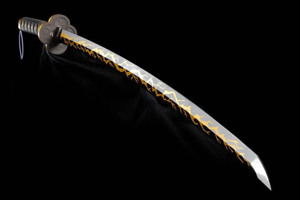 Demon Slayer: Kimetsu no Yaiba Proplica replika 1/1 Nichirin Sword (Zenitsu Agatsuma) 88 cm termékfotó