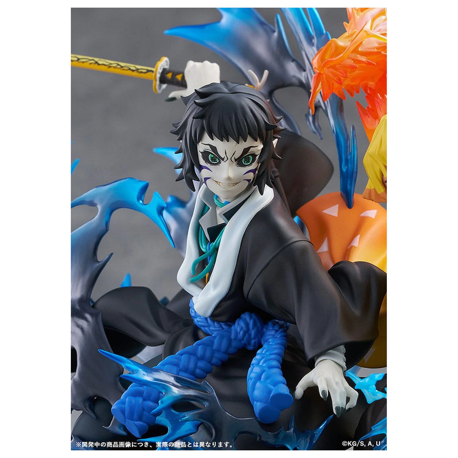 Demon Slayer: Kimetsu no Yaiba PVC szobor figura Zenitsu Agatsuma & Kaigaku 15 cm  termékfotó