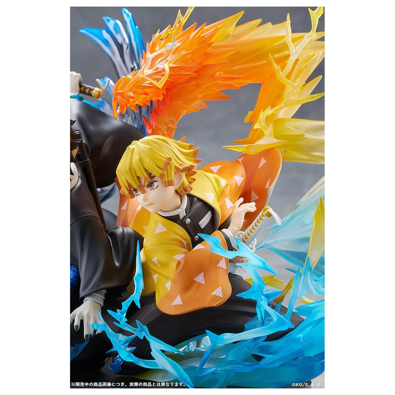Demon Slayer: Kimetsu no Yaiba PVC szobor figura Zenitsu Agatsuma & Kaigaku 15 cm  termékfotó