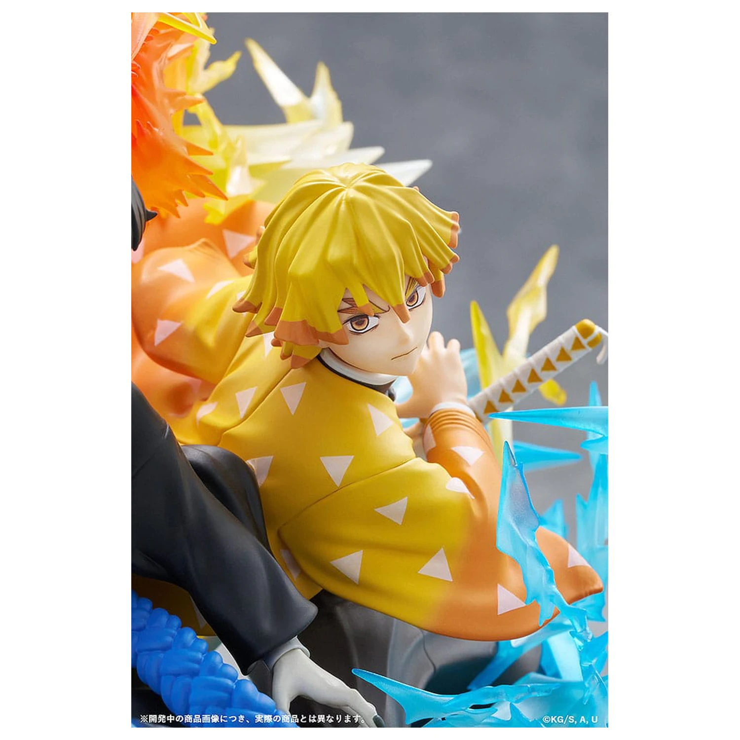 Demon Slayer: Kimetsu no Yaiba PVC szobor figura Zenitsu Agatsuma & Kaigaku 15 cm  termékfotó