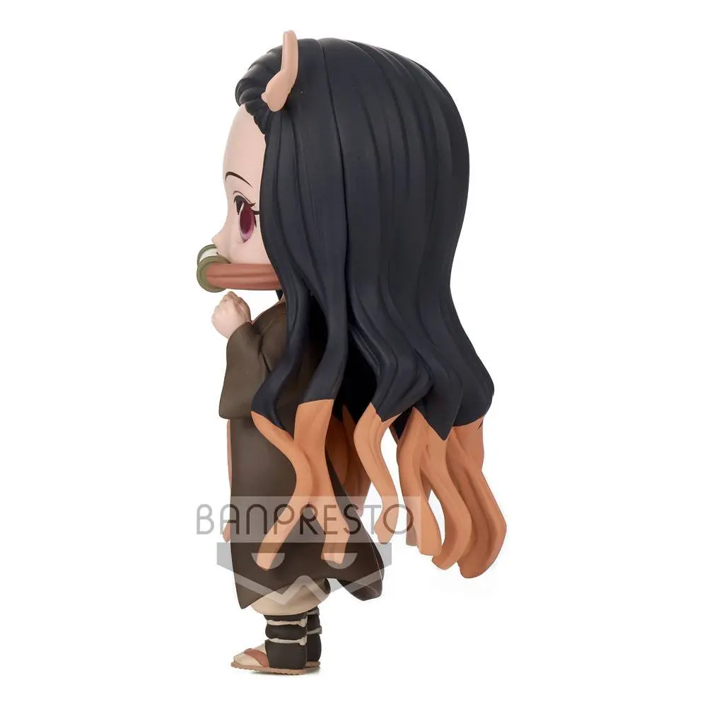 Demon Slayer Kimetsu no Yaiba Q Posket Mini figura Nezuko Kamado II Ver. B 13 cm termékfotó