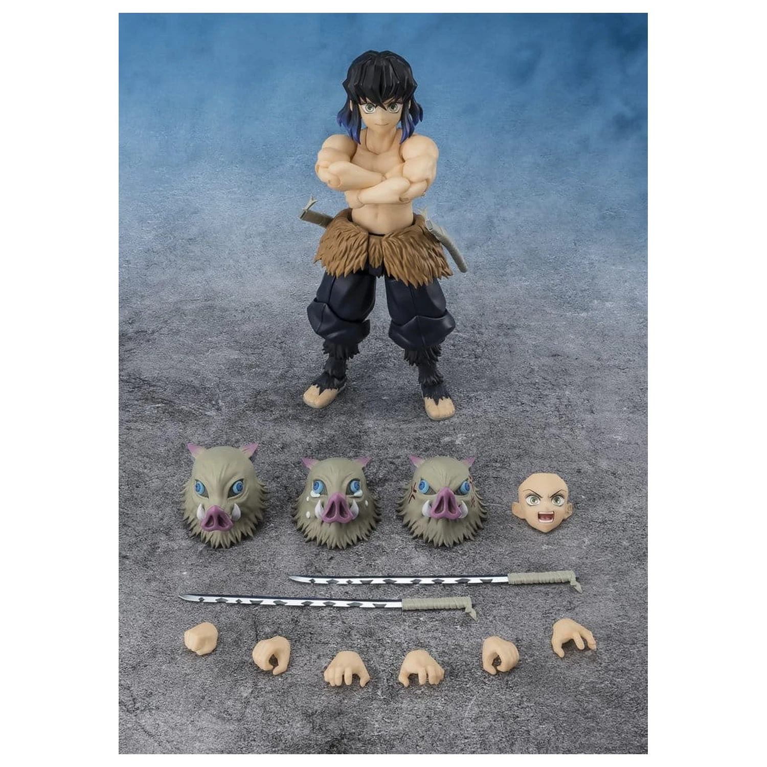 Demon Slayer: Kimetsu no Yaiba S.H. Figuarts akciófigura Inosuke Hashibira 14 cm termékfotó