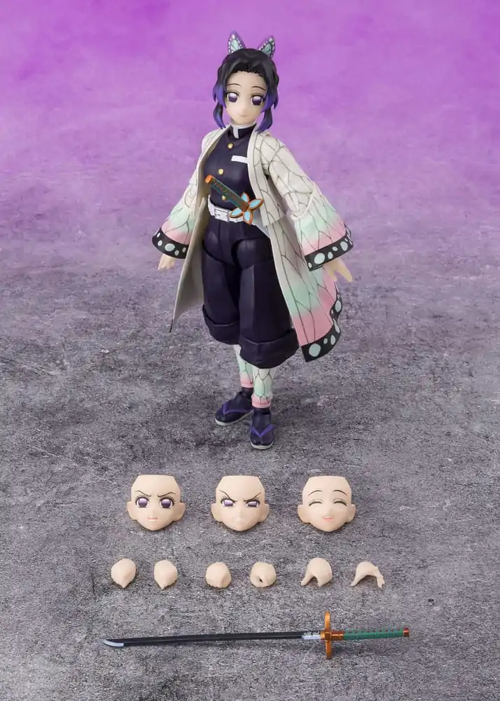 Demon Slayer: Kimetsu no Yaiba S.H.Figuarts akciófigura Shinobu Kocho 13 cm termékfotó