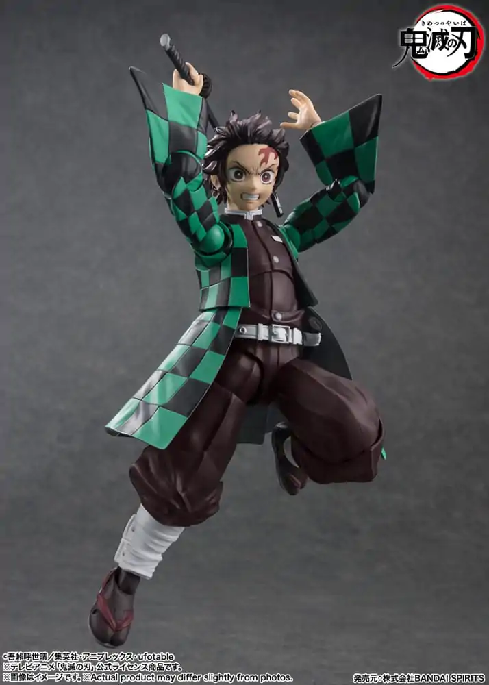 Demon Slayer: Kimetsu no Yaiba S.H. Figuarts Tanjiro Kamado akciófigura 14 cm termékfotó