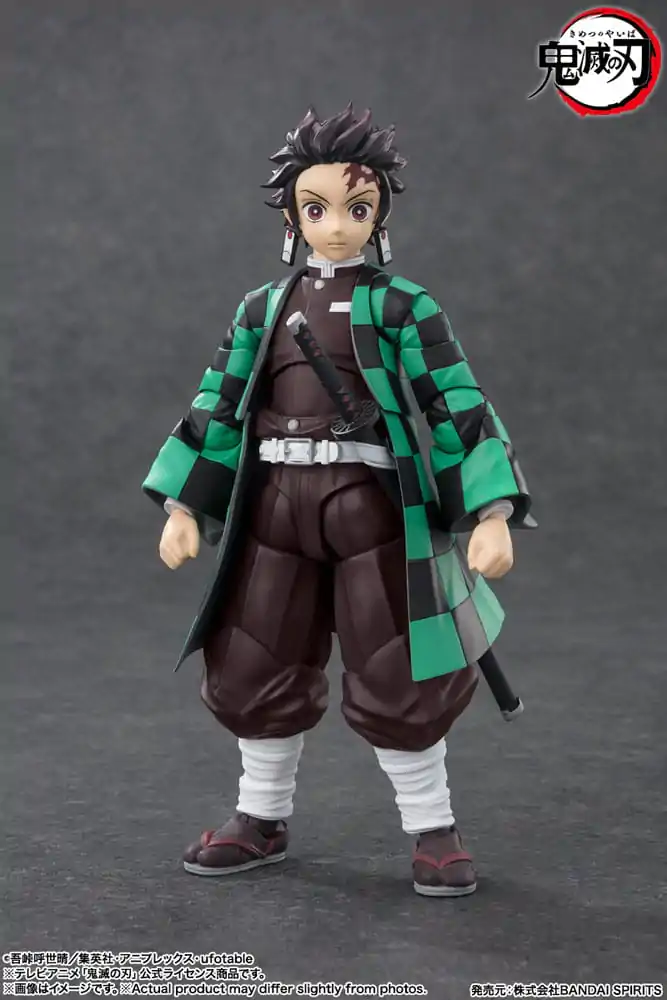 Demon Slayer: Kimetsu no Yaiba S.H. Figuarts Tanjiro Kamado akciófigura 14 cm termékfotó