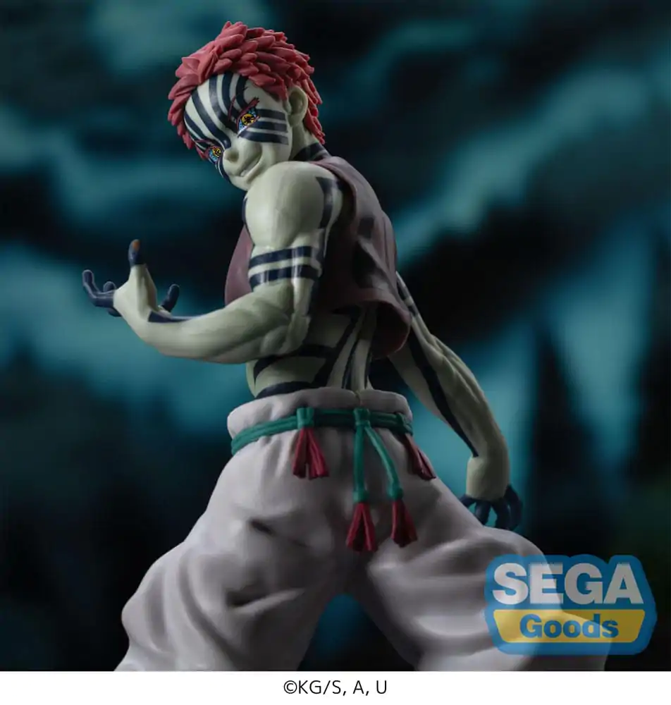 Demon Slayer: Kimetsu no Yaiba SPM Akaza PVC szobor figura 22 cm termékfotó