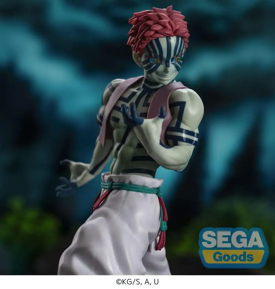 Demon Slayer: Kimetsu no Yaiba SPM Akaza PVC szobor figura 22 cm termékfotó