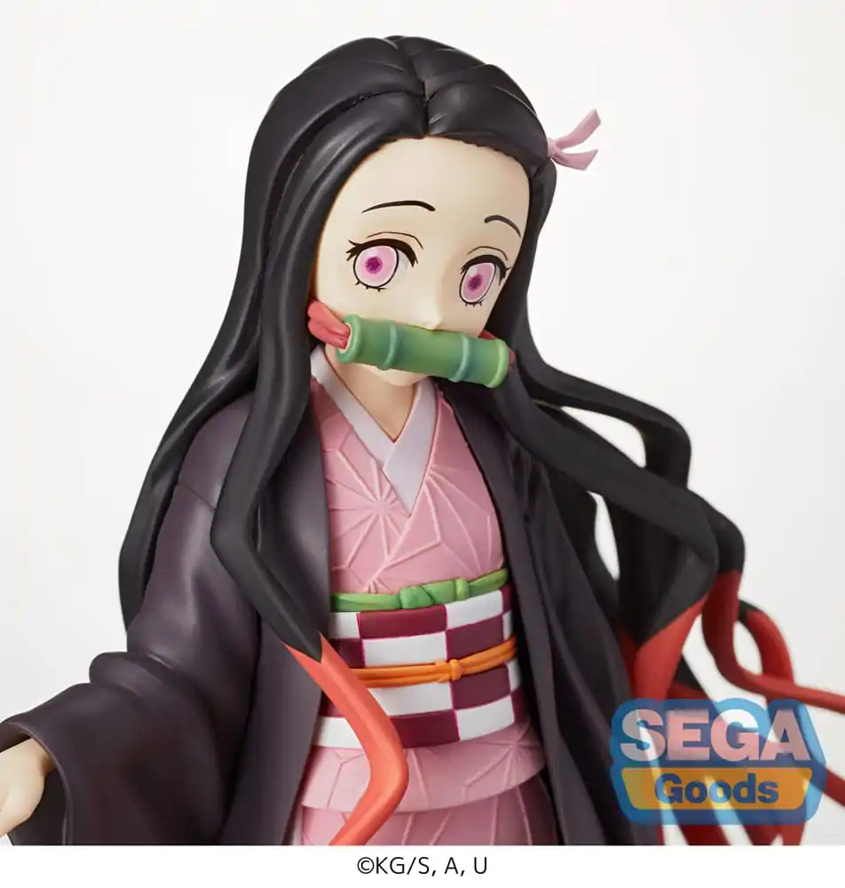 Demon Slayer: Kimetsu no Yaiba SPM Nezuko Kamado Sibling Bond PVC szobor figura 19 cm termékfotó