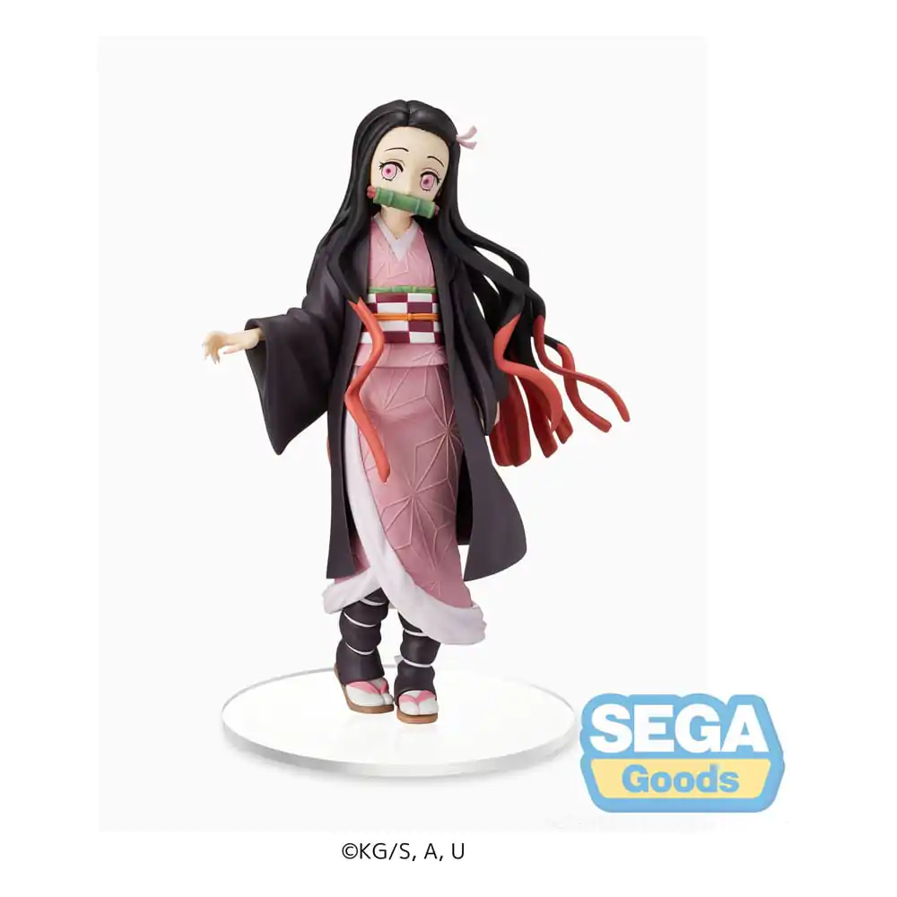 Demon Slayer: Kimetsu no Yaiba SPM Nezuko Kamado Sibling Bond PVC szobor figura 19 cm termékfotó