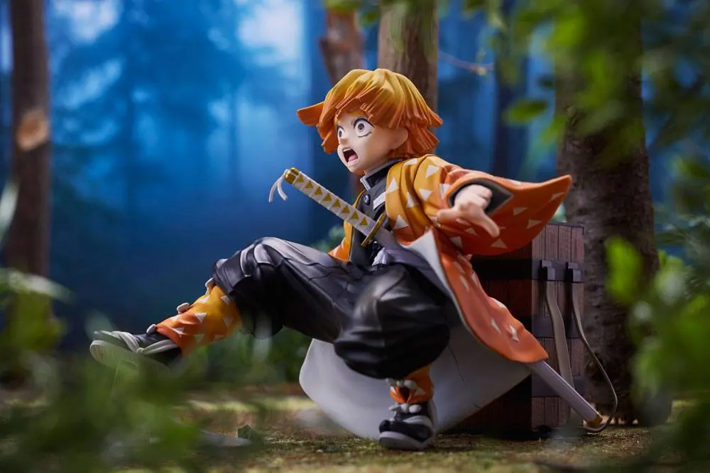 Demon Slayer: Kimetsu no Yaiba szobor figura 1/8 Zenitsu Agatsuma 12 cm termékfotó