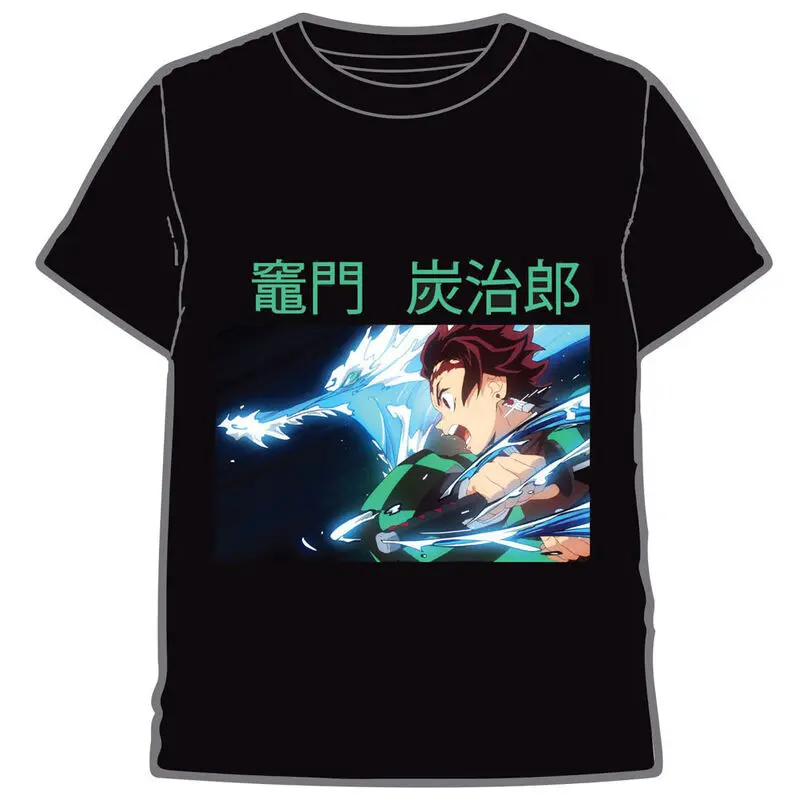 Demon Slayer Kimetsu no Yaiba Tanjiro Dragon felnőtt póló termékfotó