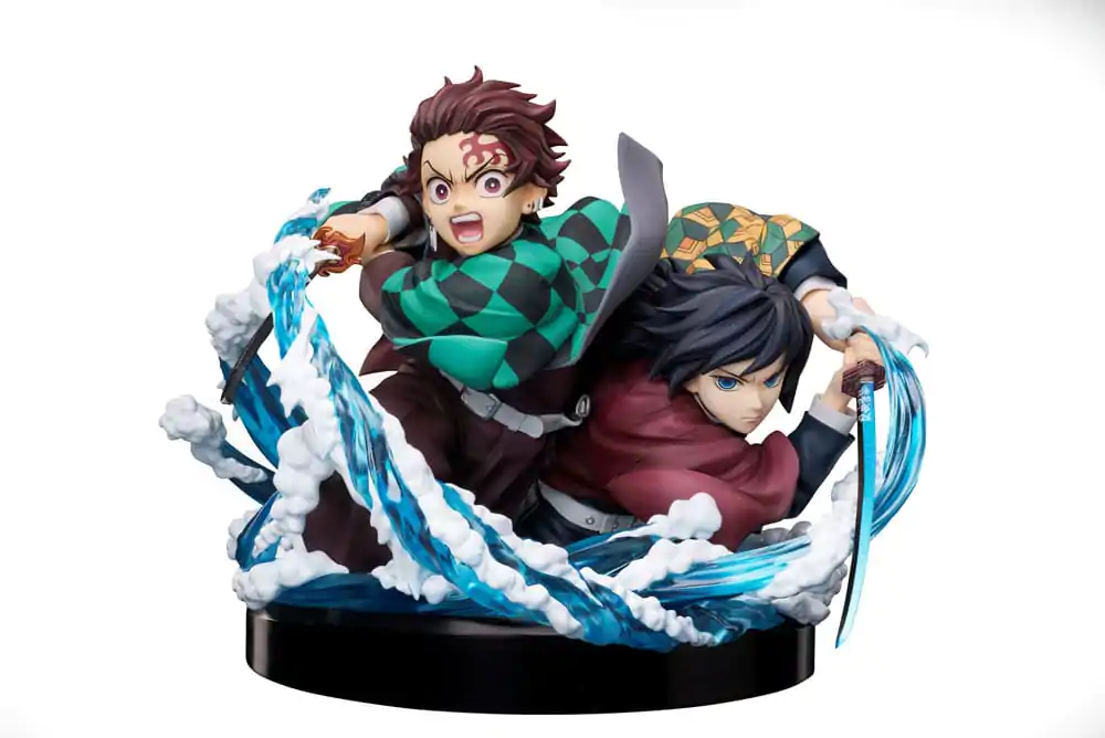 Demon Slayer: Kimetsu no Yaiba Tanjiro & Giyuu PVC szobor figura 13 cm  termékfotó