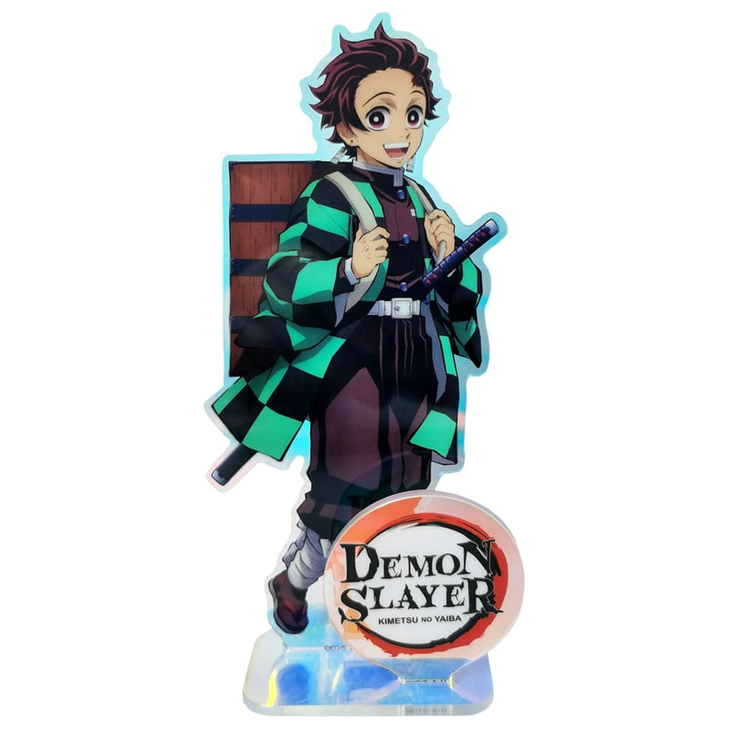 Demon Slayer: Kimetsu no Yaiba Tanjiro Holographic akril figura 15 cm  termékfotó