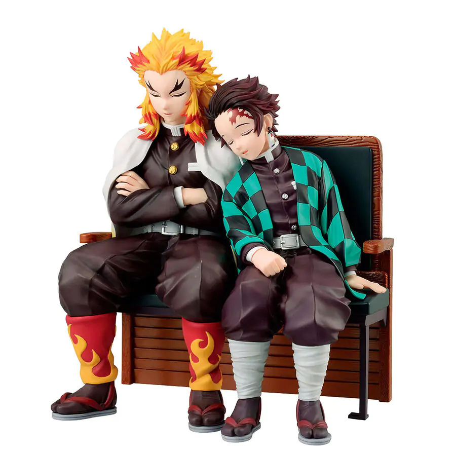 Demon Slayer Kimetsu no Yaiba Tanjiro Kamado & Kyojuro Rengoku Locus Ichibansho figura 15cm termékfotó