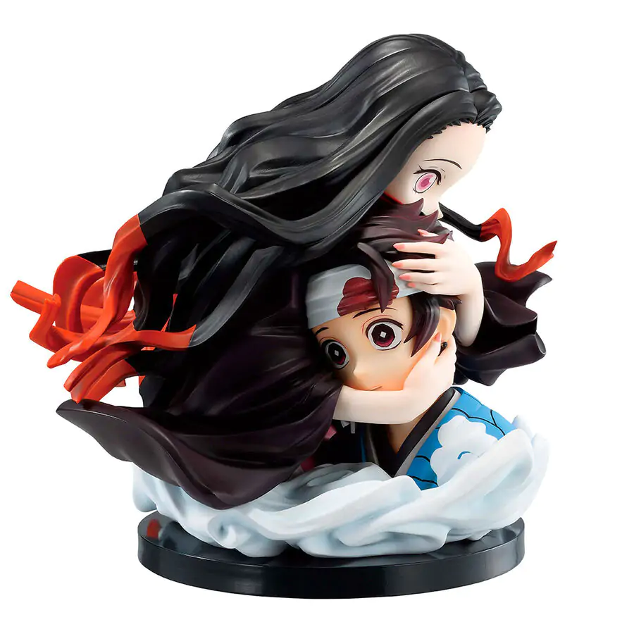 Demon Slayer Kimetsu no Yaiba Tanjiro Kamado & Nezuko Kamado Locus Ichibansho figura 15cm termékfotó