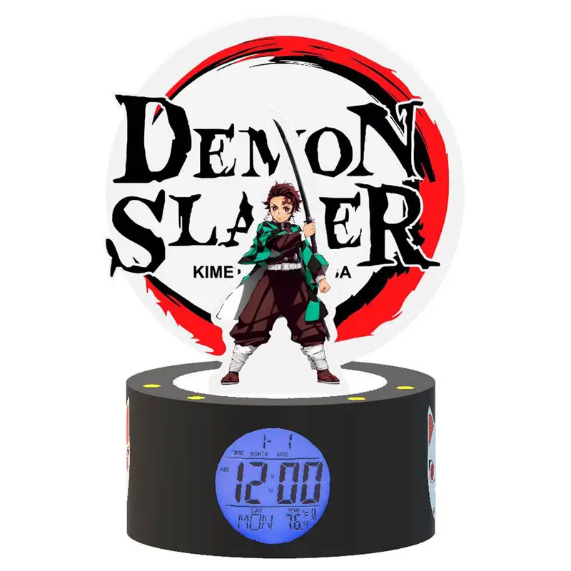 Demon Slayer Kimetsu no Yaiba Tanjiro Kamado ébresztőóra figurával 22cm termékfotó