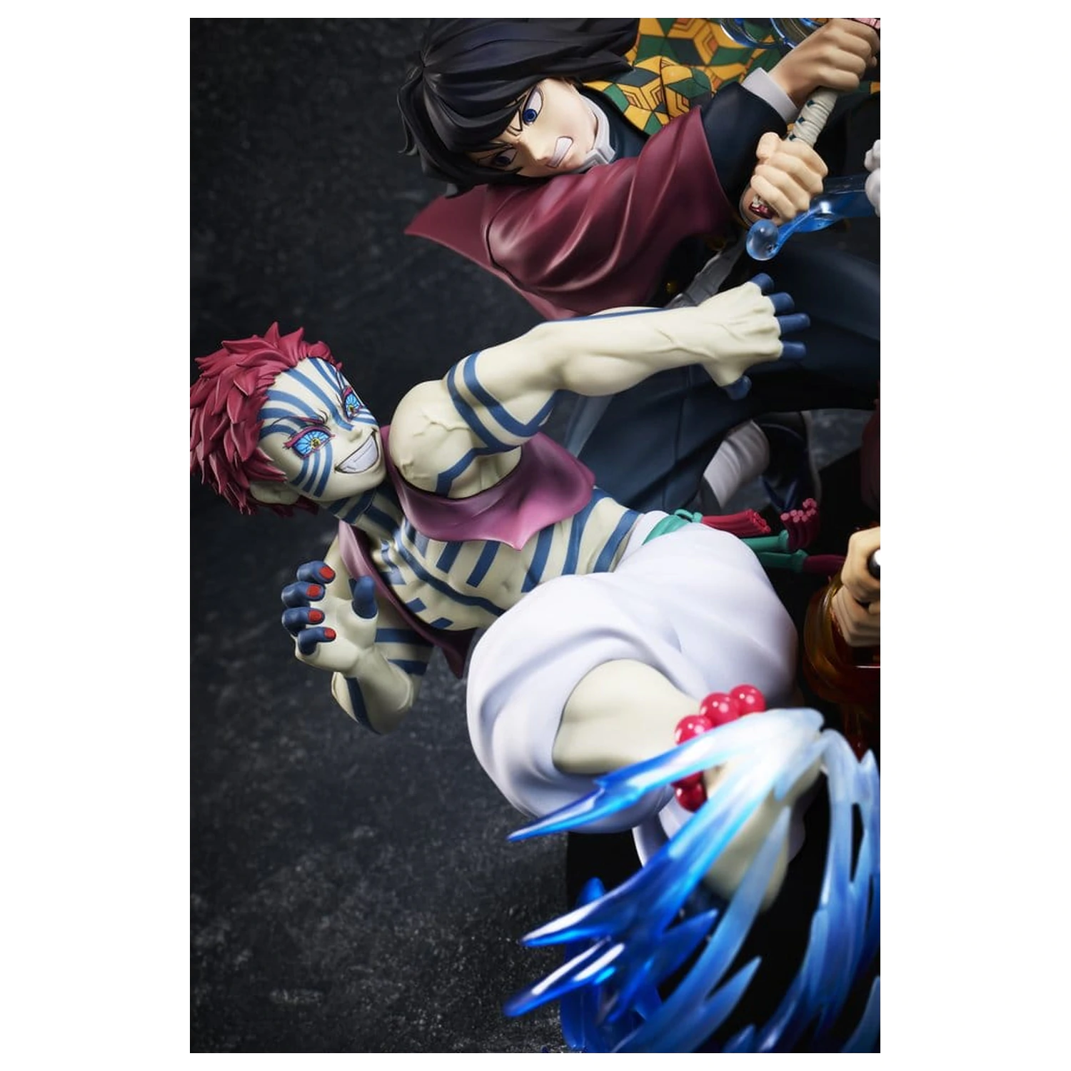 Demon Slayer: Kimetsu no Yaiba Tanjiro Kamado & Giyu Tomioka & Akaza PVC figura 13 cm termékfotó