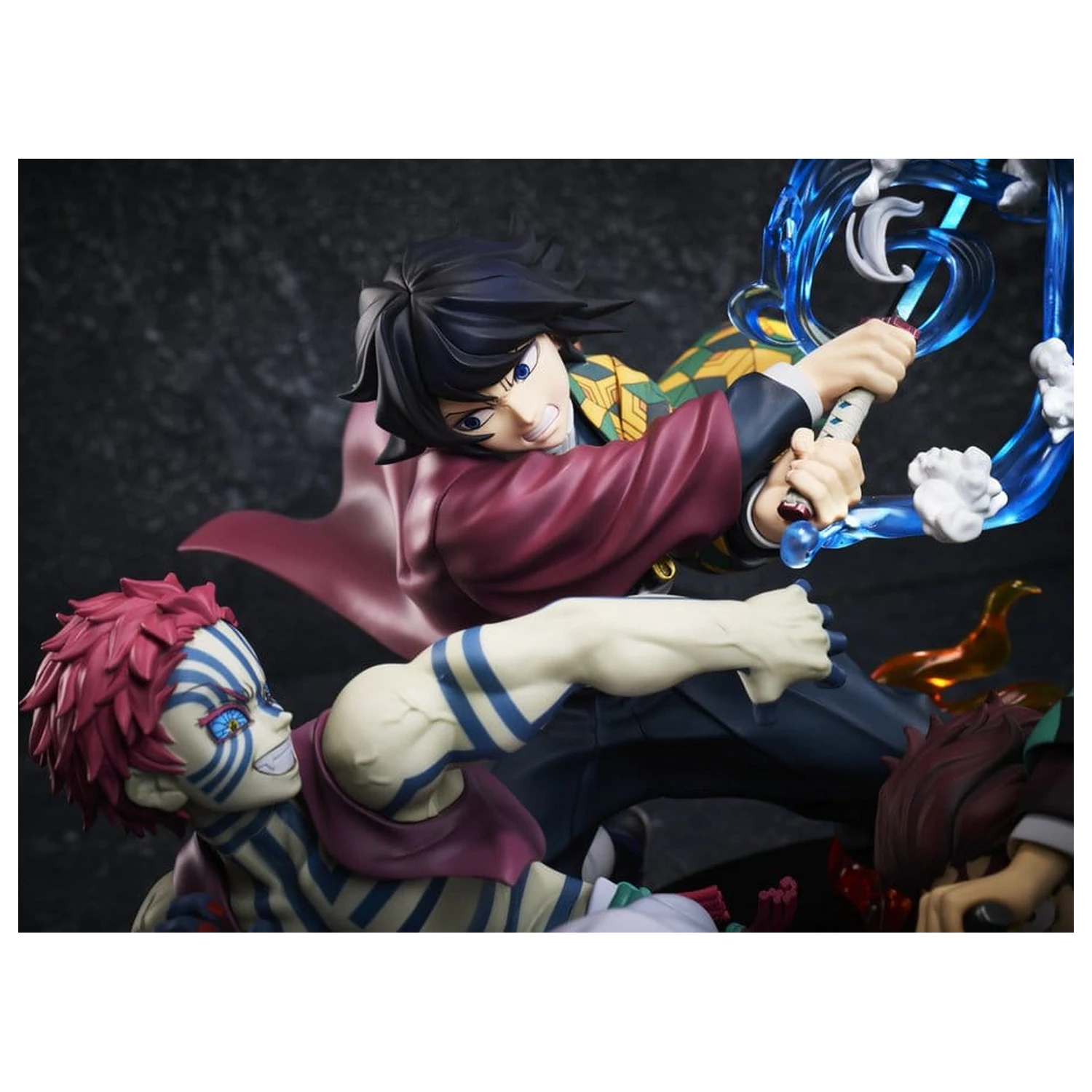 Demon Slayer: Kimetsu no Yaiba Tanjiro Kamado & Giyu Tomioka & Akaza PVC figura 13 cm termékfotó
