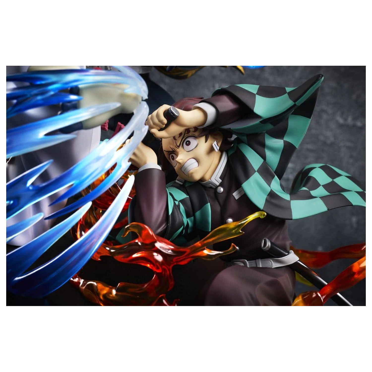 Demon Slayer: Kimetsu no Yaiba Tanjiro Kamado & Giyu Tomioka & Akaza PVC figura 13 cm termékfotó