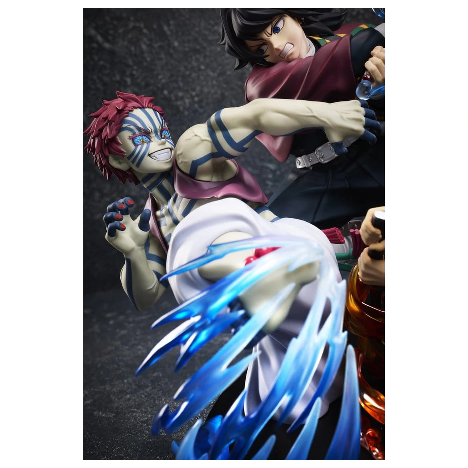 Demon Slayer: Kimetsu no Yaiba Tanjiro Kamado & Giyu Tomioka & Akaza PVC figura 13 cm termékfotó