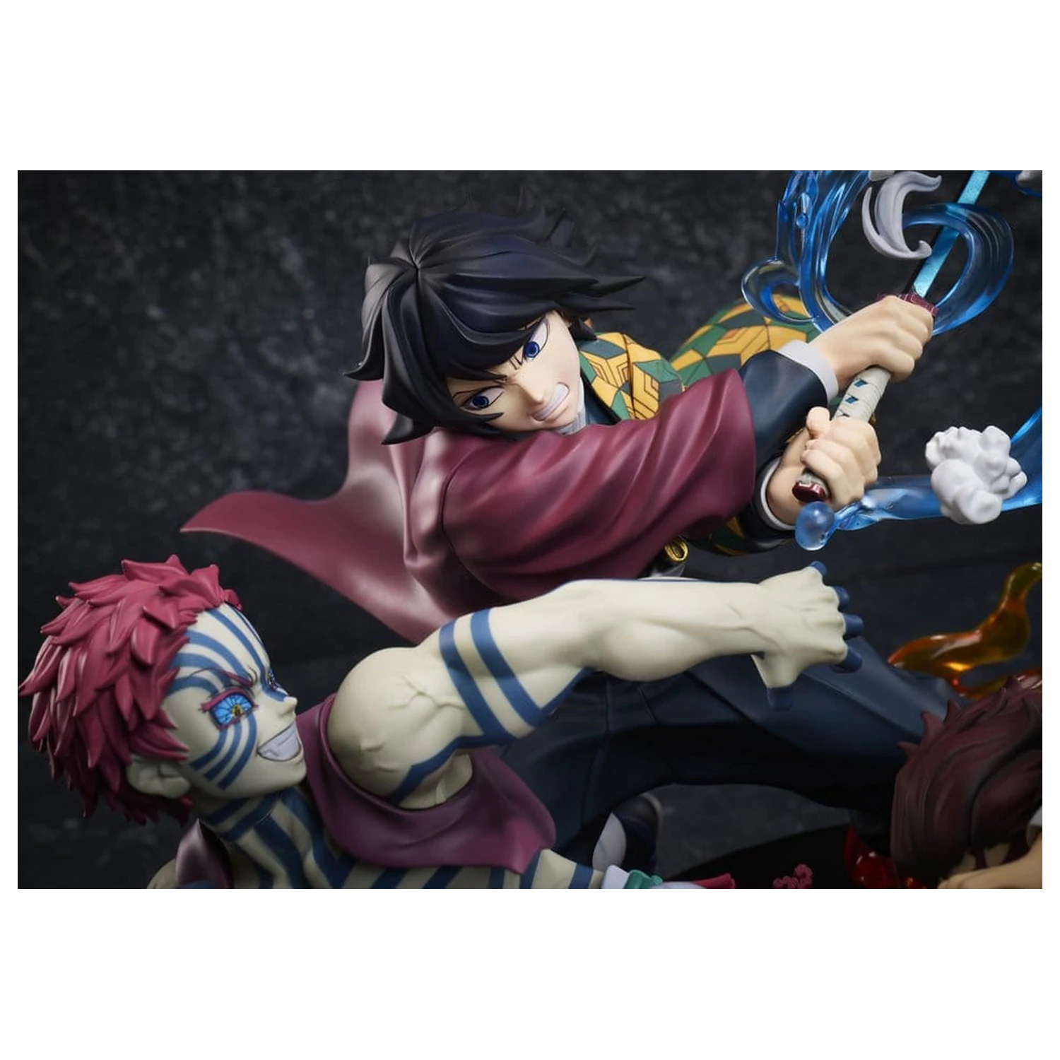Demon Slayer: Kimetsu no Yaiba Tanjiro Kamado & Giyu Tomioka & Akaza PVC figura 13 cm termékfotó