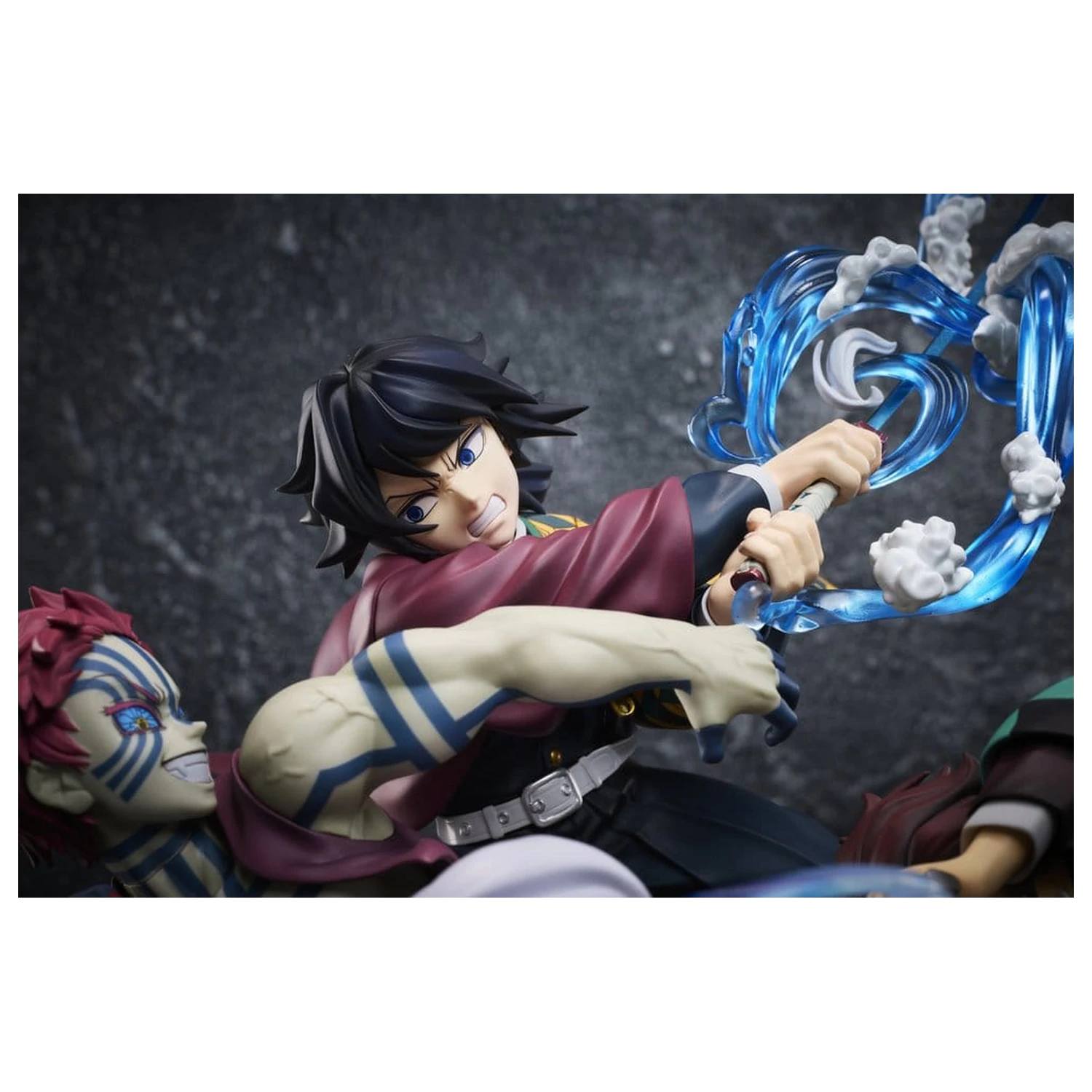Demon Slayer: Kimetsu no Yaiba Tanjiro Kamado & Giyu Tomioka & Akaza PVC figura 13 cm termékfotó