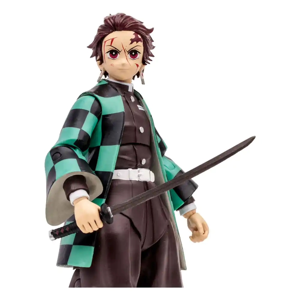 Demon Slayer: Kimetsu no Yaiba Tanjiro Kamado (Rui Battle Variant) akciófigura 18 cm termékfotó