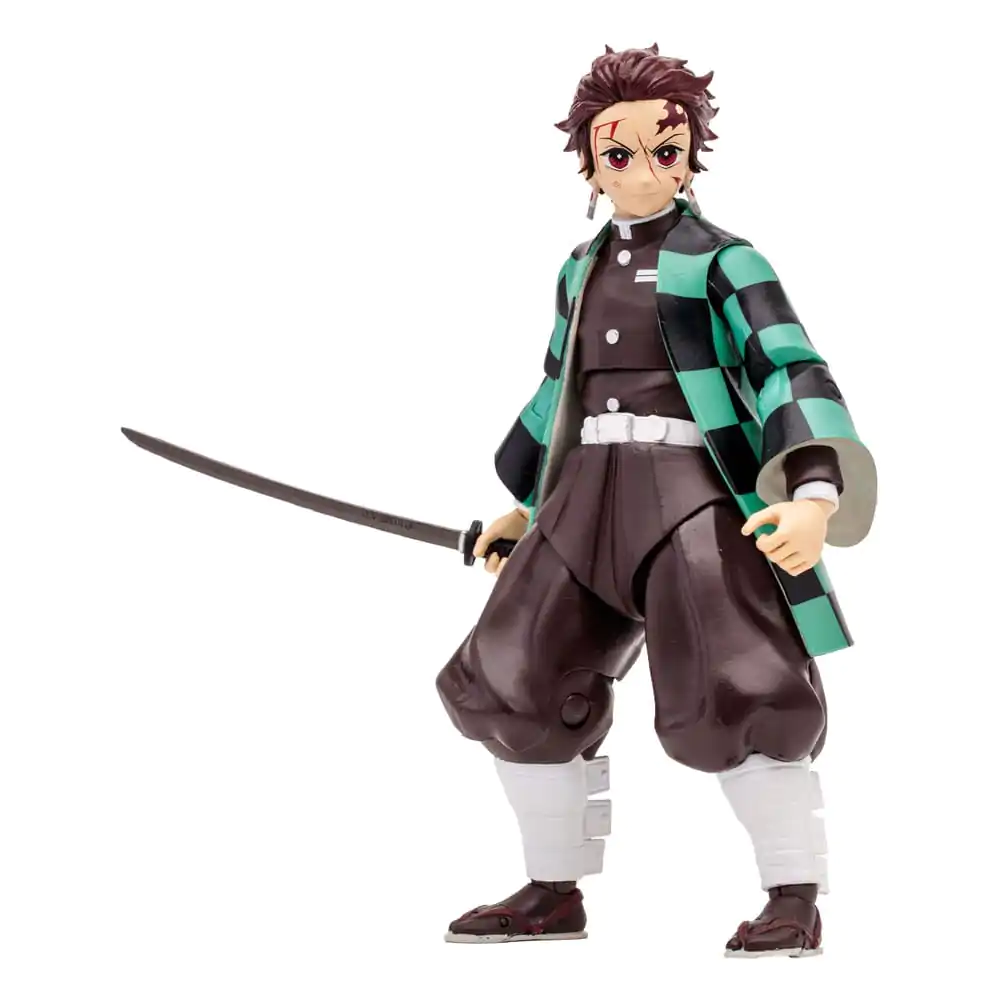 Demon Slayer: Kimetsu no Yaiba Tanjiro Kamado (Rui Battle Variant) akciófigura 18 cm termékfotó